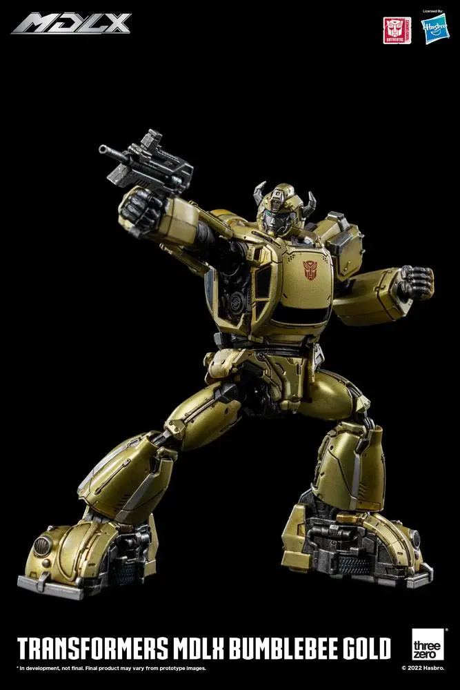 Transformers MDLX Actionfigur Bumblebee Gold Limited Edition 12 cm Produktfoto