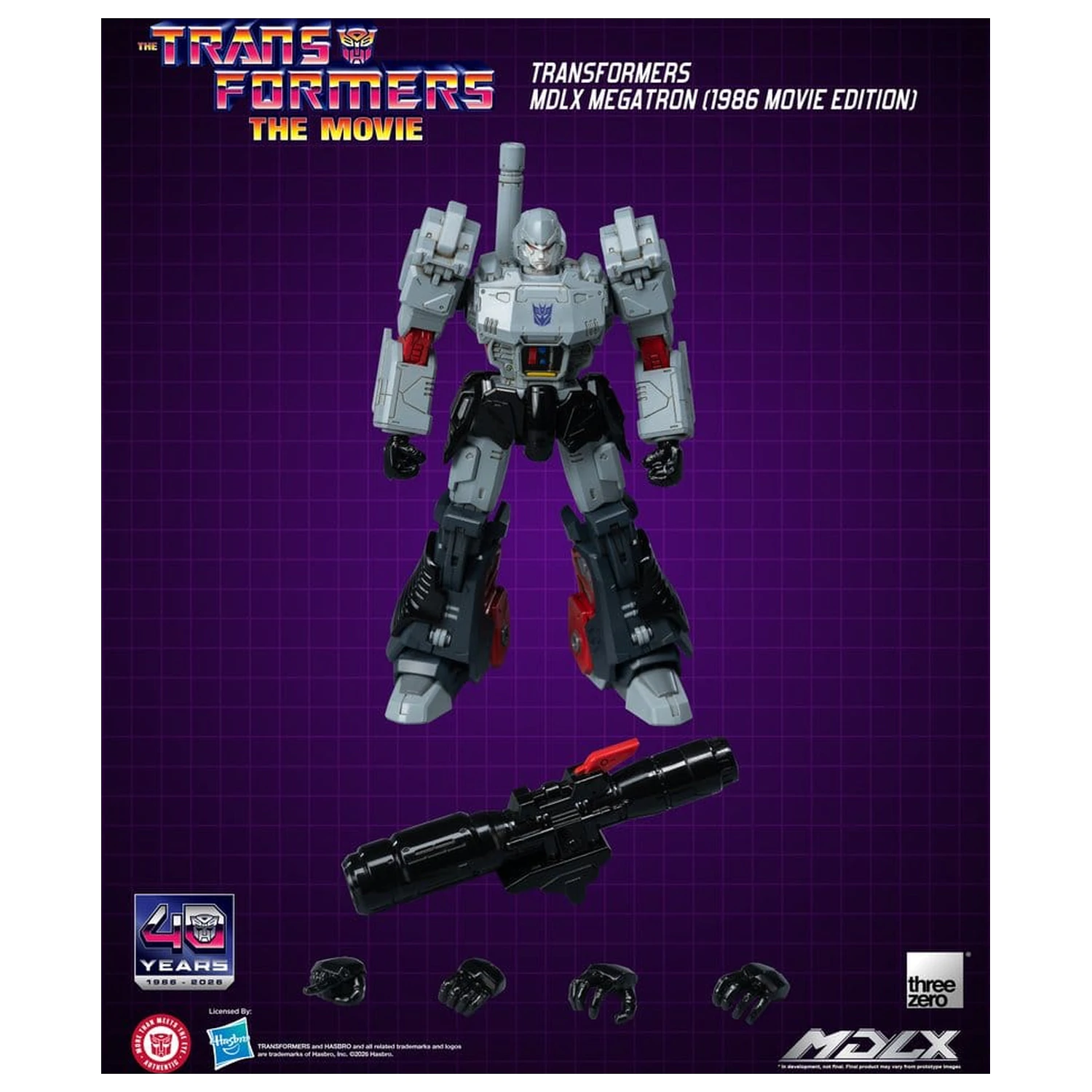 Transformers MDLX Actionfigur Megatron (1986 Movie Edition) 18 cm Produktfoto