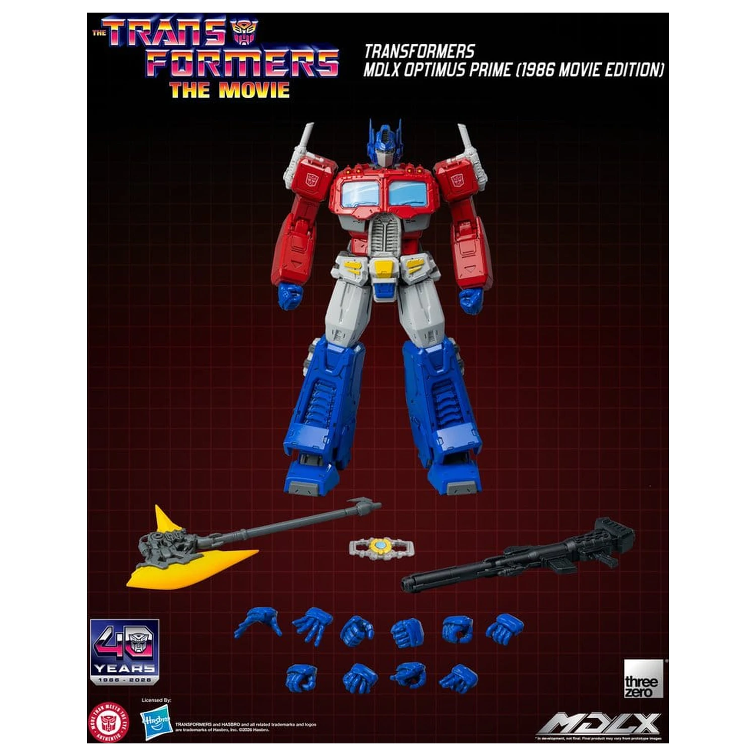 Transformers MDLX Actionfigur Optimus Prime (1986 Movie Edition) 18 cm Produktfoto