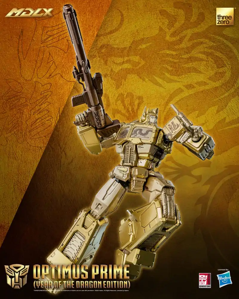 Transformers MDLX Actionfigur Optimus Prime (Year of the Dragon Edition) 18 cm Produktfoto