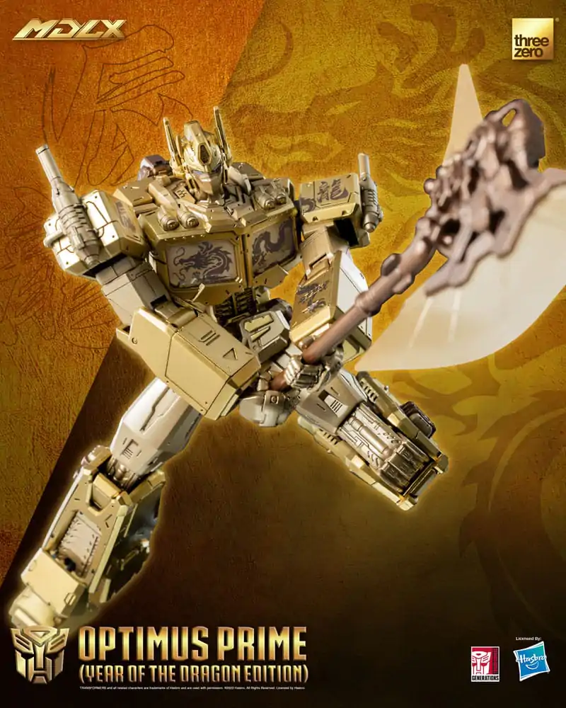 Transformers MDLX Actionfigur Optimus Prime (Year of the Dragon Edition) 18 cm Produktfoto