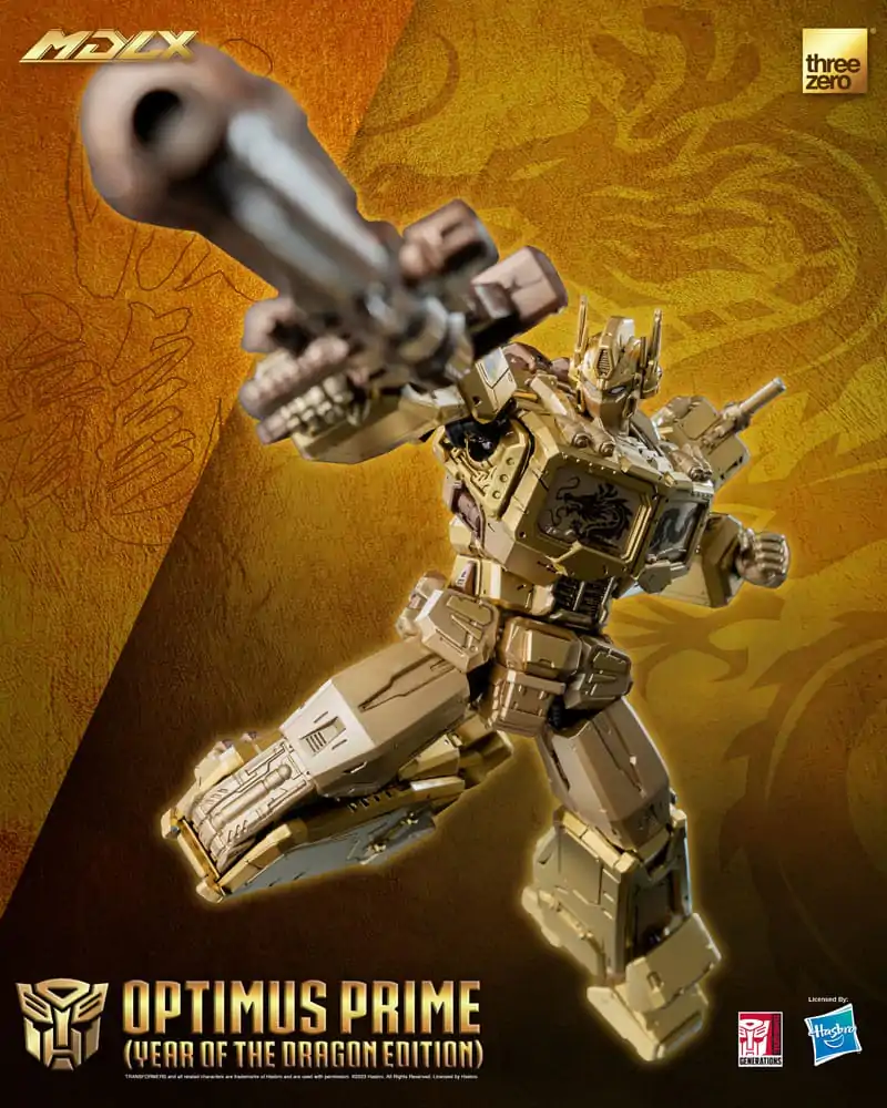 Transformers MDLX Actionfigur Optimus Prime (Year of the Dragon Edition) 18 cm Produktfoto