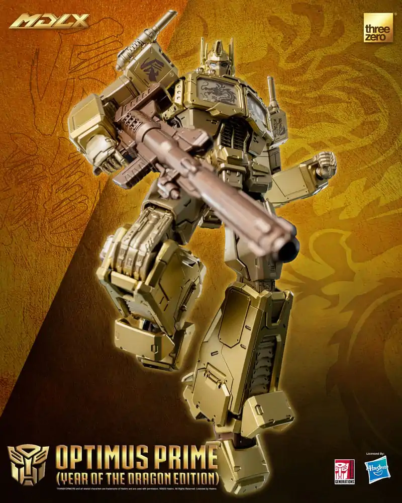 Transformers MDLX Actionfigur Optimus Prime (Year of the Dragon Edition) 18 cm Produktfoto