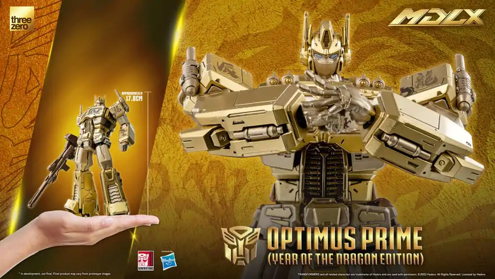 Transformers MDLX Actionfigur Optimus Prime (Year of the Dragon Edition) 18 cm Produktfoto