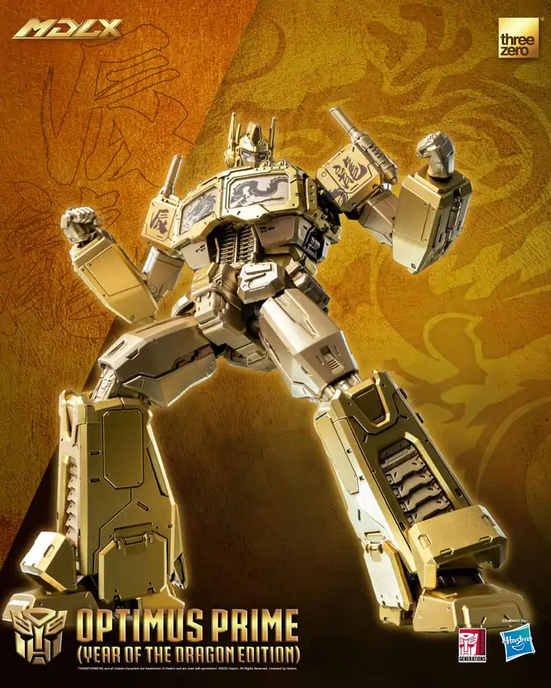 Transformers MDLX Actionfigur Optimus Prime (Year of the Dragon Edition) 18 cm Produktfoto