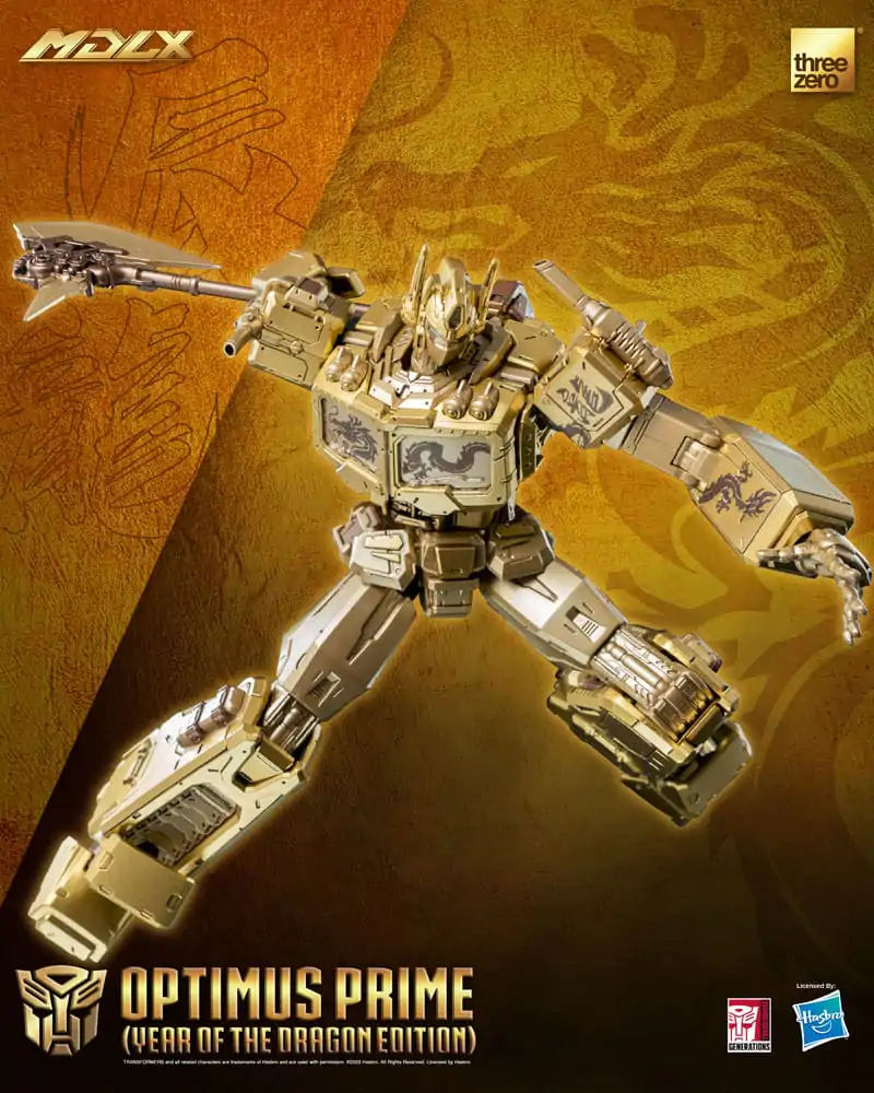 Transformers MDLX Actionfigur Optimus Prime (Year of the Dragon Edition) 18 cm Produktfoto