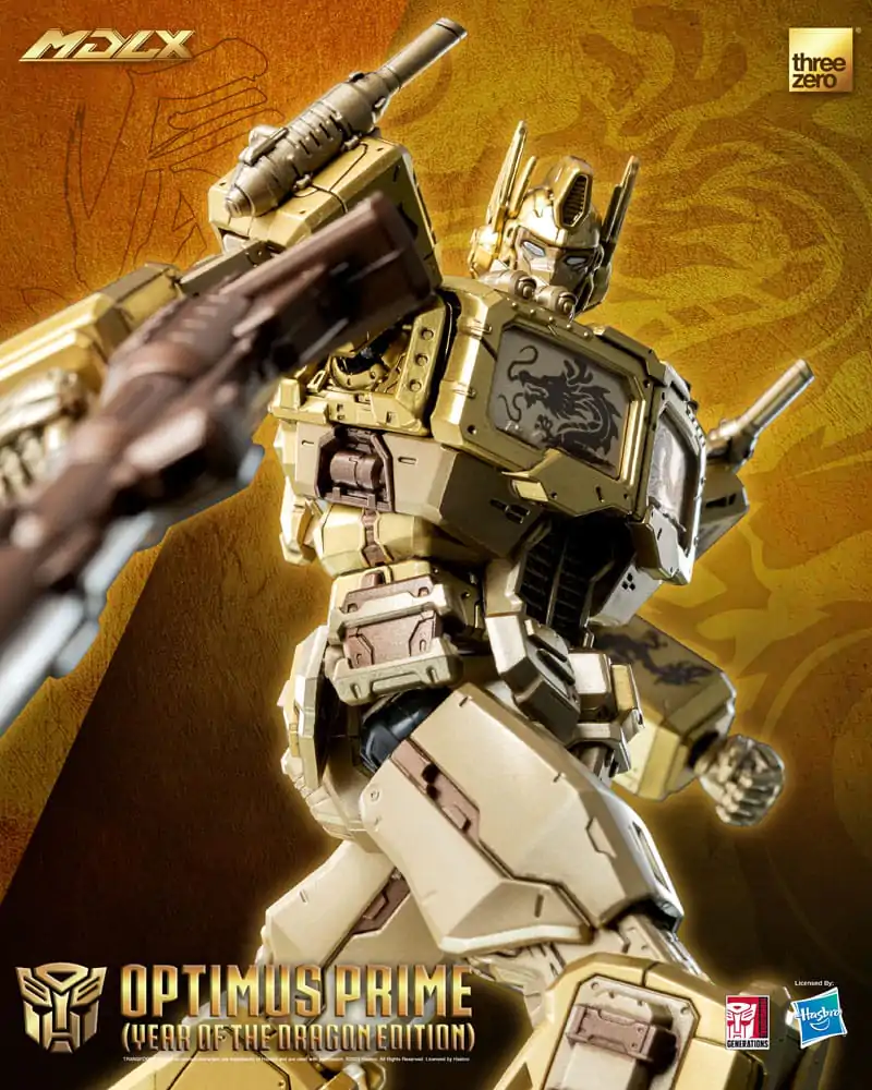 Transformers MDLX Actionfigur Optimus Prime (Year of the Dragon Edition) 18 cm Produktfoto