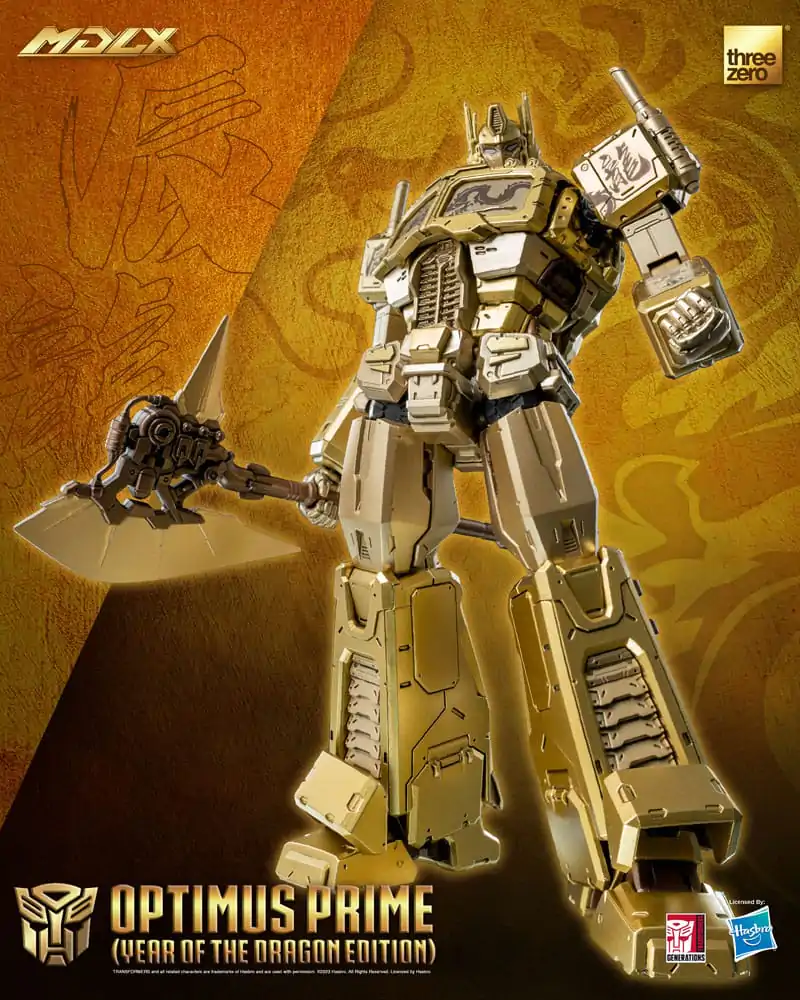 Transformers MDLX Actionfigur Optimus Prime (Year of the Dragon Edition) 18 cm Produktfoto