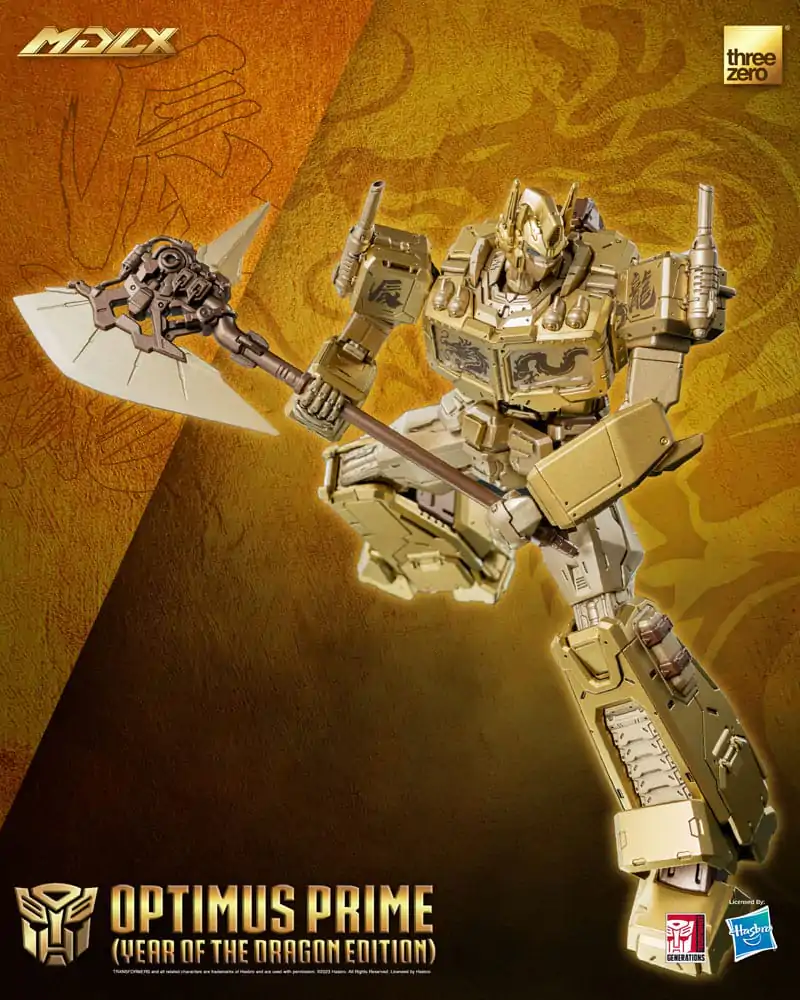 Transformers MDLX Actionfigur Optimus Prime (Year of the Dragon Edition) 18 cm Produktfoto