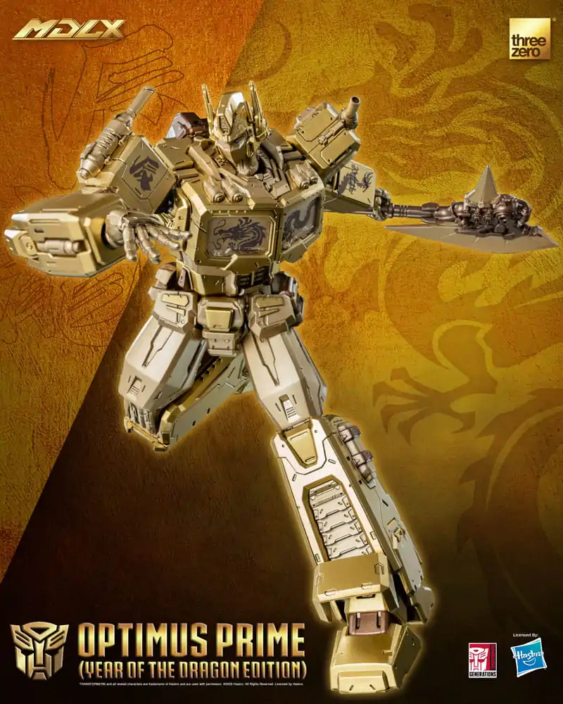 Transformers MDLX Actionfigur Optimus Prime (Year of the Dragon Edition) 18 cm Produktfoto