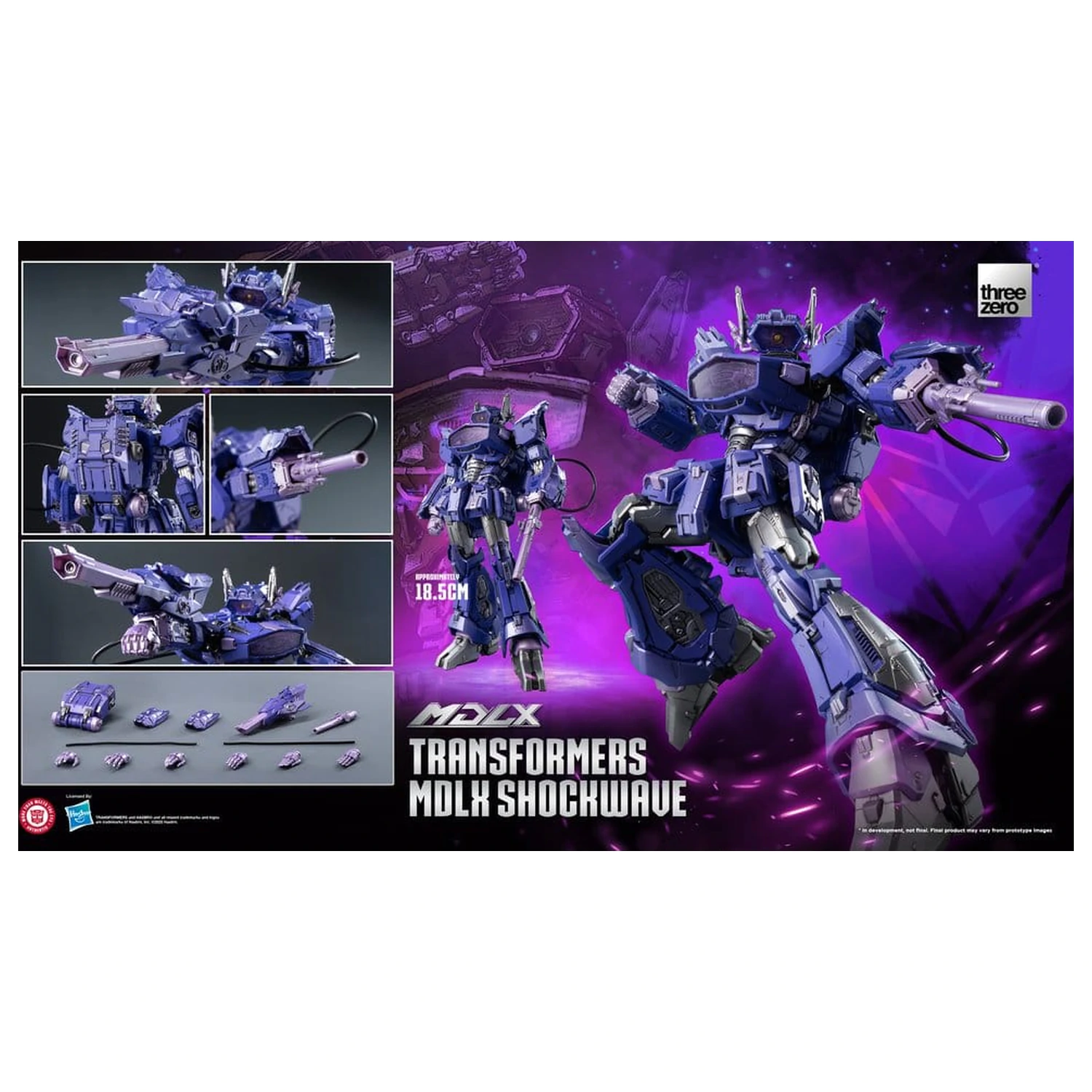 Transformers MDLX Actionfigur Shockwave 19 cm Produktfoto