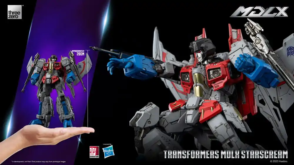 Transformers MDLX Actionfigur Starscream 20 cm Produktfoto