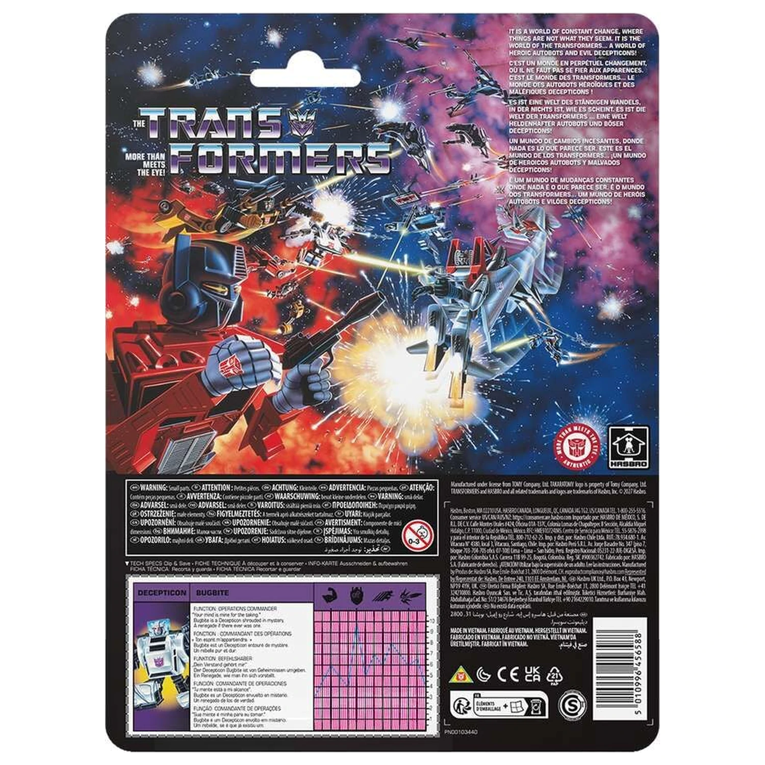 Transformers More Than Meets The Eye Decepticon Bugbite Figur 10cm Produktfoto