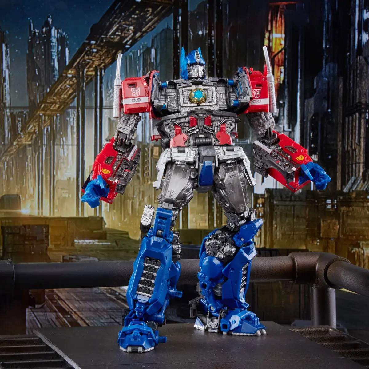 Transformers Move Masterpiece Bumblebee Optimus Prime 27 cm Produktfoto