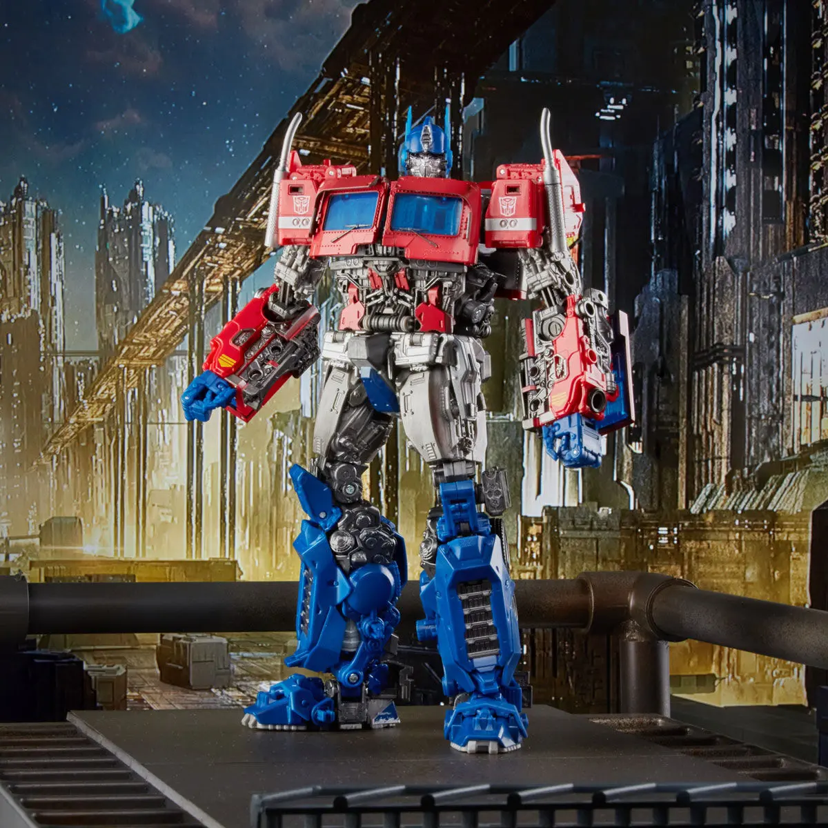 Transformers Move Masterpiece Bumblebee Optimus Prime 27 cm Produktfoto