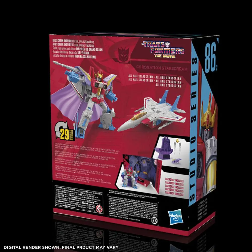 Transformers Movie 1986 Studio Series Leader Class Actionfigur 2022 Coronation Starscream 22 cm termékfotó