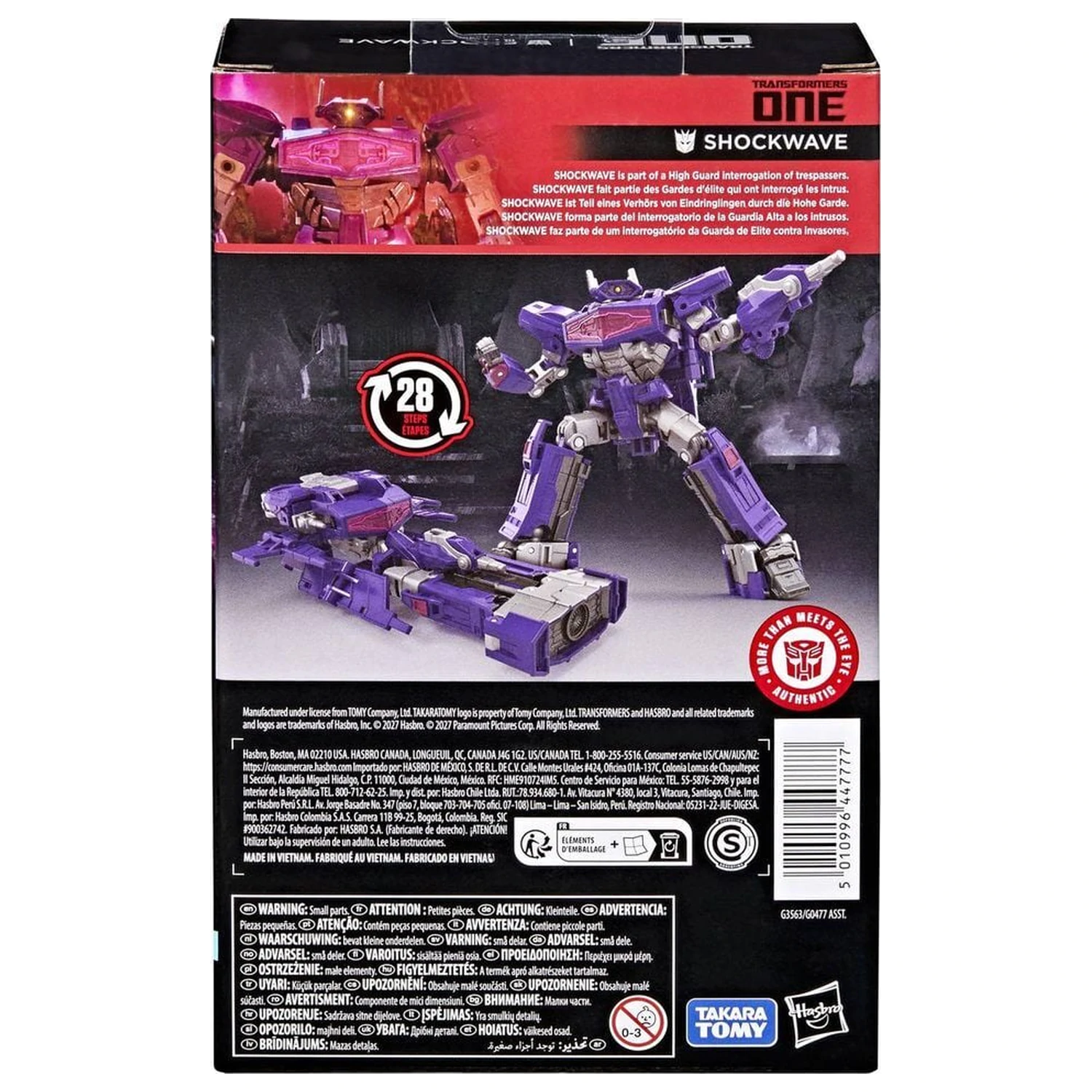 Transformers One Shockwave Figur 13,3 cm Produktfoto