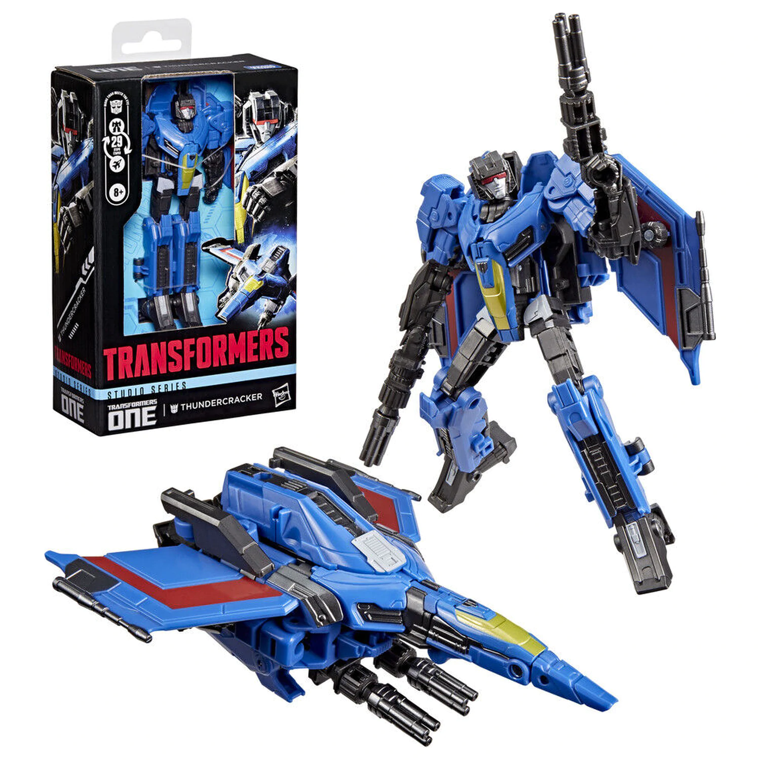 Transformers One - Transformers Studio Series Thundercracker Figur 13cm Produktfoto
