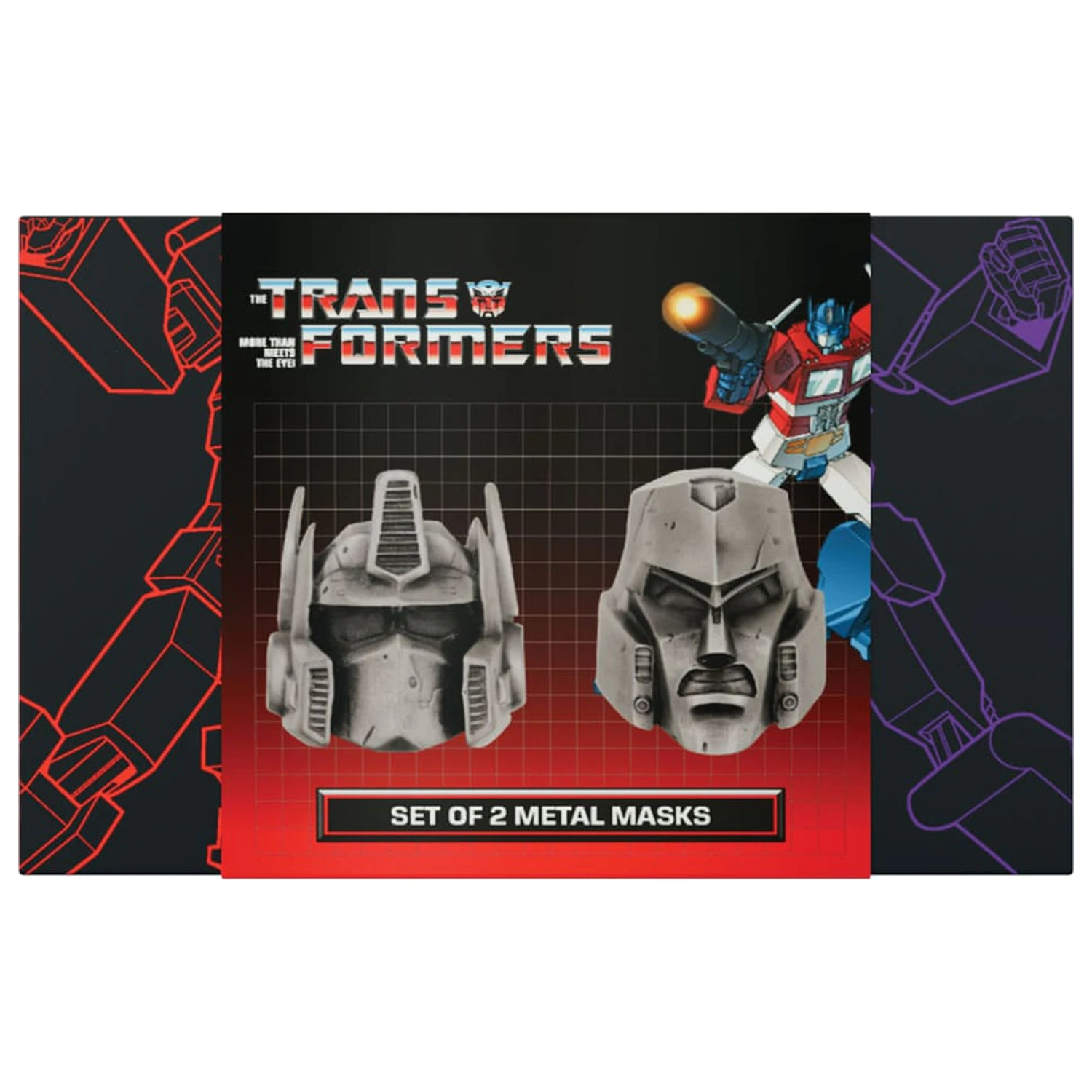 Transformers Replica Set von 2 Helmen Optimus Prime & Megatron Limited Edition Produktfoto
