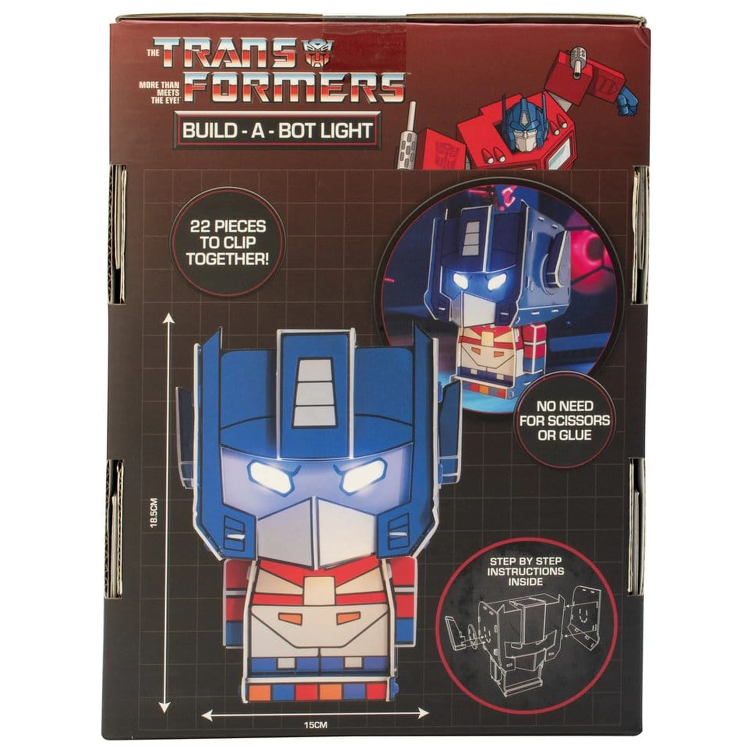 Transformers Bau-Lampe Optimus Prime Produktfoto