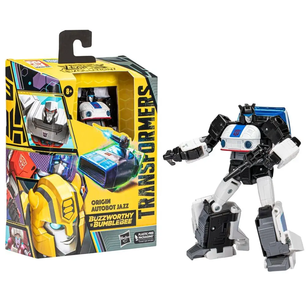 Transformers Origin Autobot Jazz Buzzworthy Bumblebee Figur 14cm Produktfoto