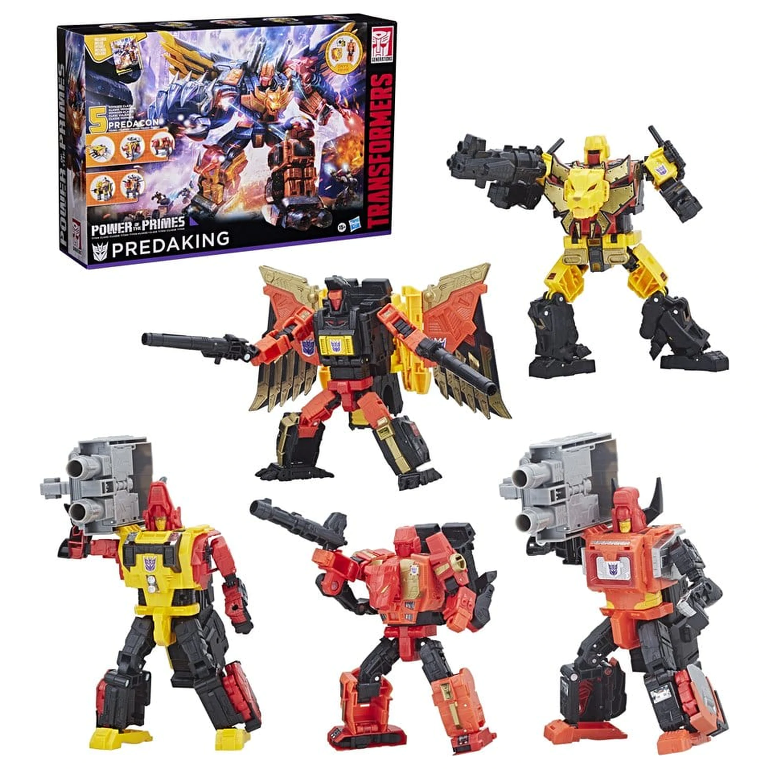 Transformers Power of the Primes Combiner Actionfigur Predaking 45 cm Produktfoto
