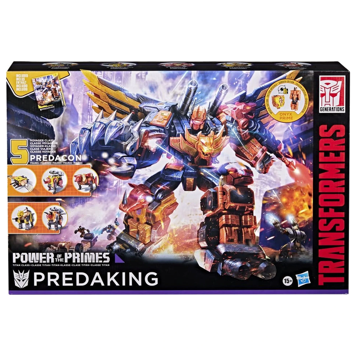 Transformers Power of the Primes Combiner Actionfigur Predaking 45 cm Produktfoto
