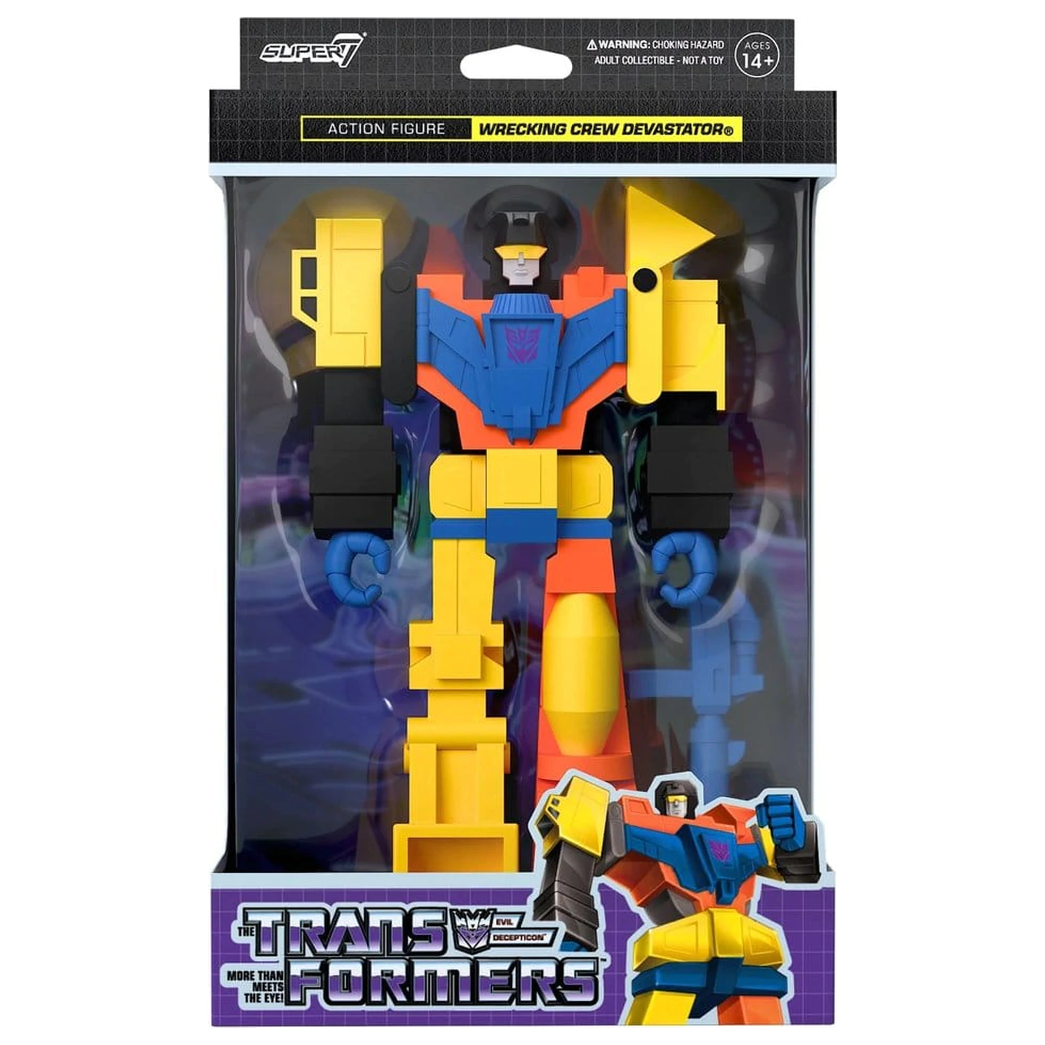 Transformers ReAction Actionfigur Devastator 10 cm Produktfoto