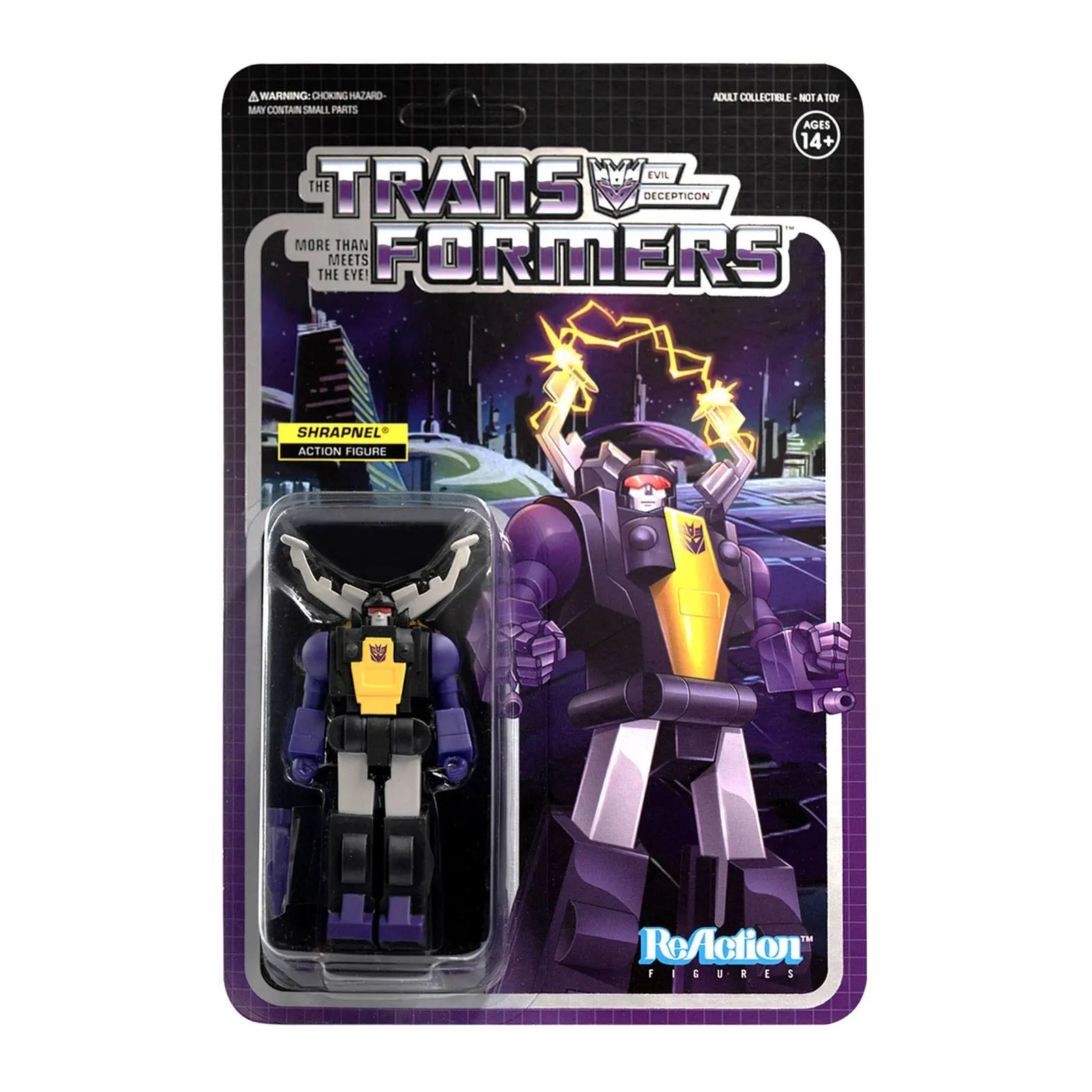 Transformers ReAction Actionfigur Wave 2 Shrapnel 10 cm Produktfoto