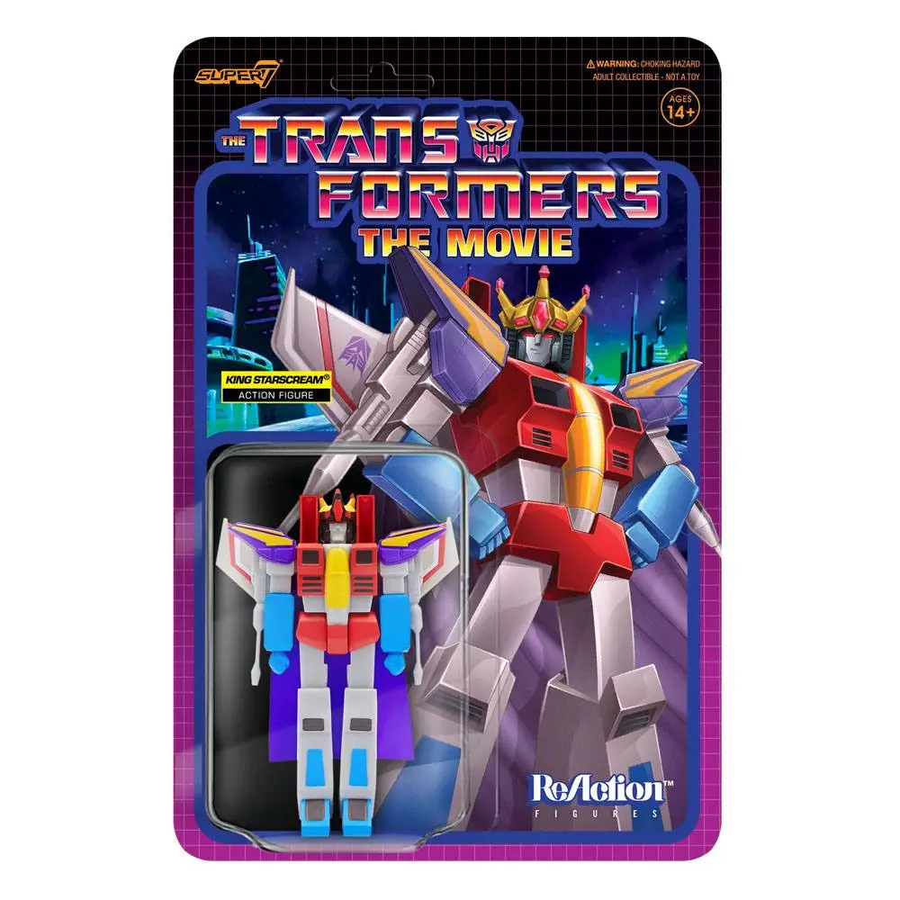 Transformers ReAction Actionfigur Wave 4 King Starscream 10 cm Produktfoto