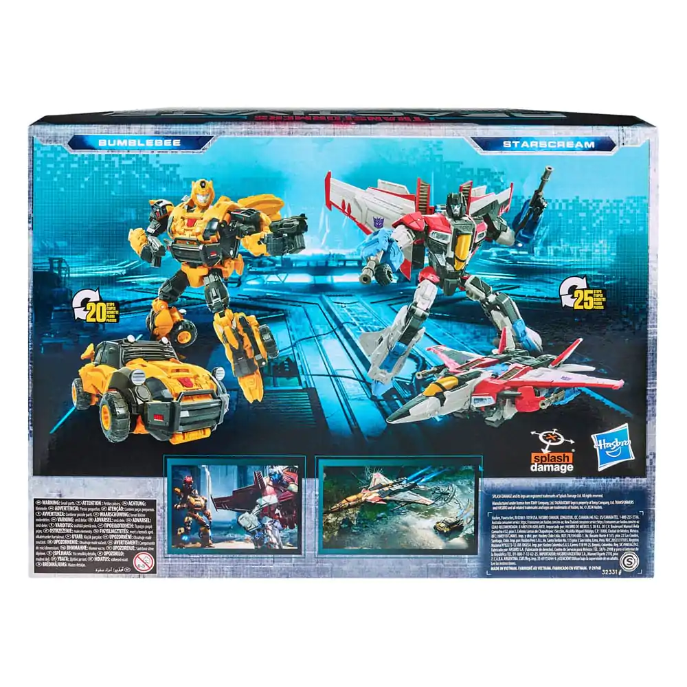 Transformers: Reactivate Actionfiguren 2er-Pack Bumblebee &amp; Starscream 16 cm Produktfoto
