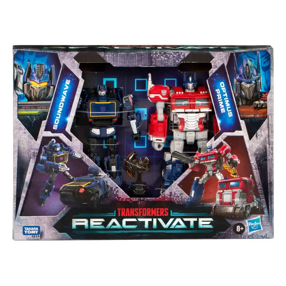 Transformers: Reactivate Actionfiguren 2er-Pack Optimus Prime &amp; Soundwave 16 cm Produktfoto