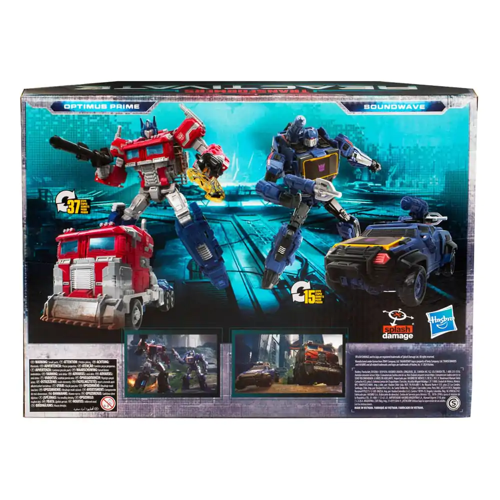 Transformers: Reactivate Actionfiguren 2er-Pack Optimus Prime &amp; Soundwave 16 cm Produktfoto