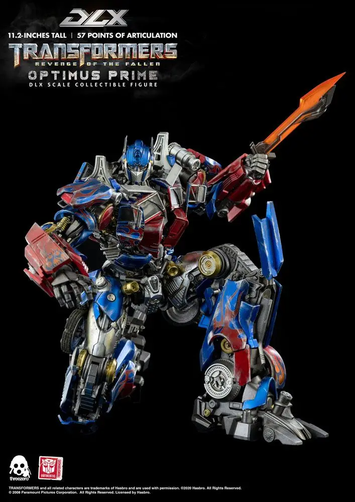 Transformers: Revenge of the Fallen DLX Action Figur 1/6 Optimus Prime 28 cm Produktfoto
