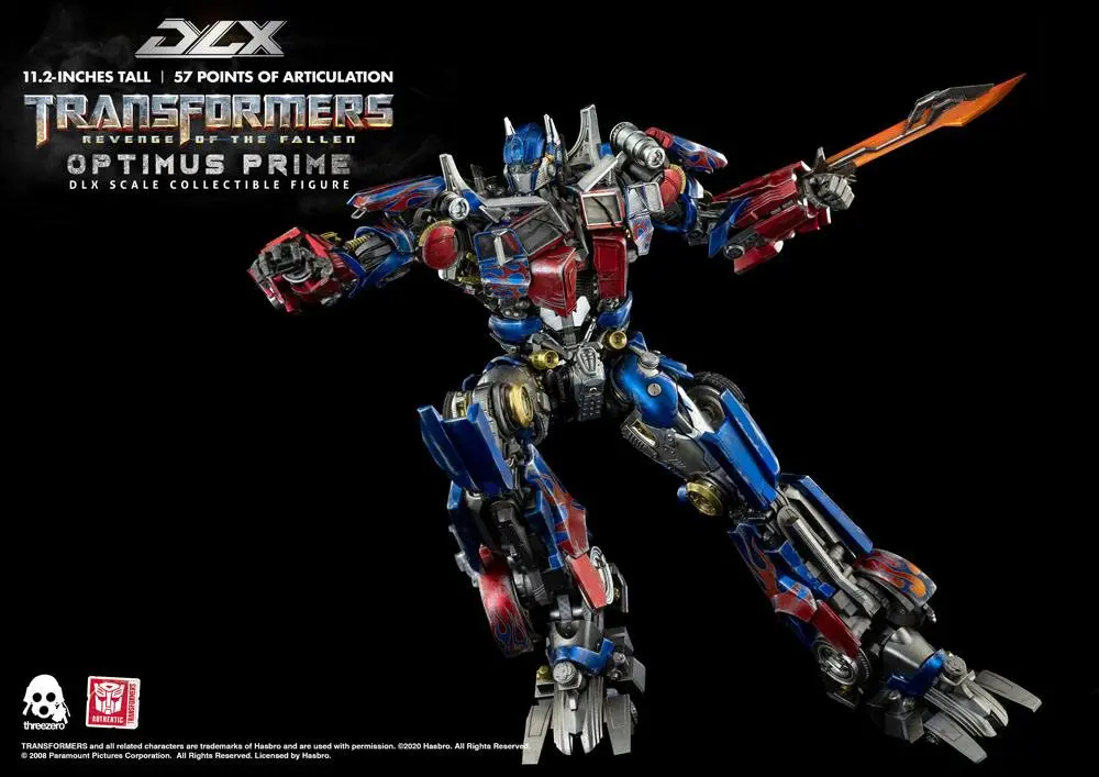 Transformers: Revenge of the Fallen DLX Action Figur 1/6 Optimus Prime 28 cm Produktfoto