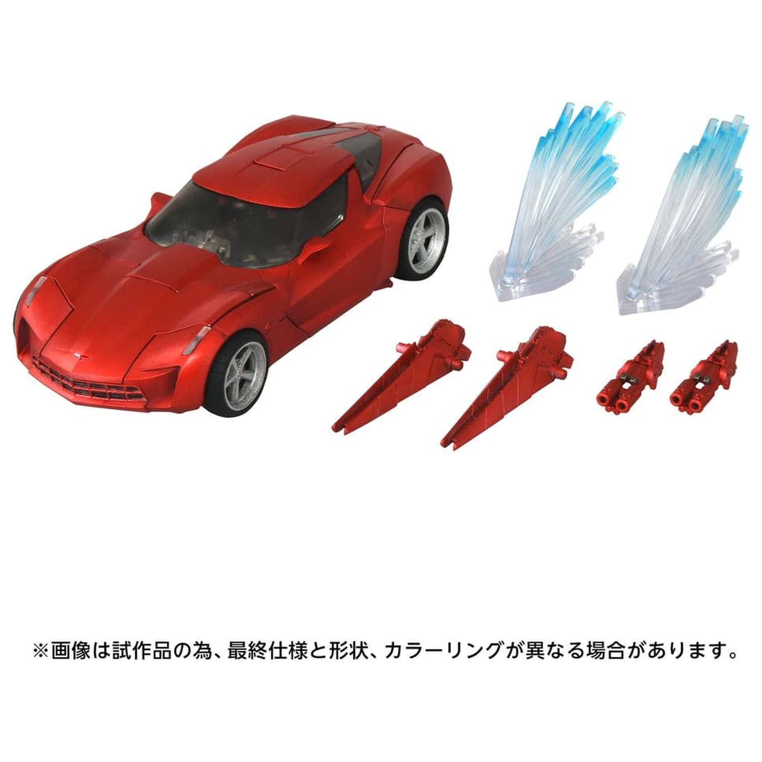 Transformers: Revenge of the Fallen Masterpiece Movie Next Action Figur MPMN-02 Sideswipe G1 Red 15 cm Produktfoto