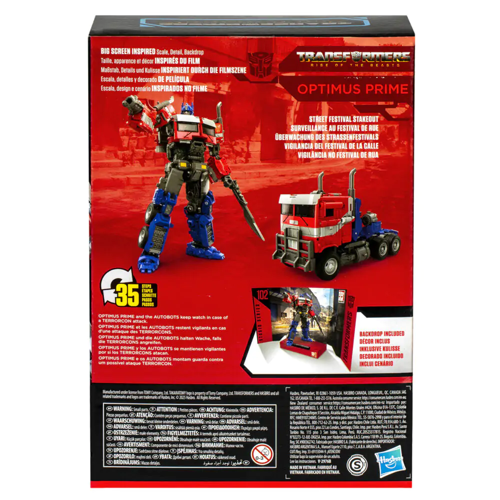 Transformers Rise of the Beast Studio Series Optimus Prime Figur 16,5cm termékfotó