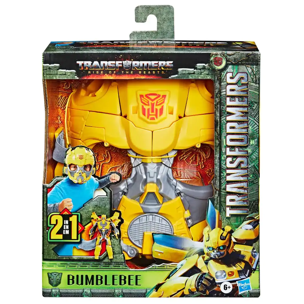 Transformers: Aufstieg der Bestien 2-in-1 Roleplay-Maske / Actionfigur Bumblebee 23 cm Produktfoto