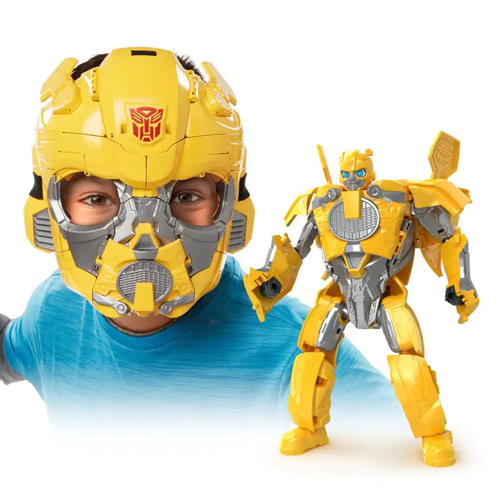 Transformers: Aufstieg der Bestien 2-in-1 Roleplay-Maske / Actionfigur Bumblebee 23 cm Produktfoto