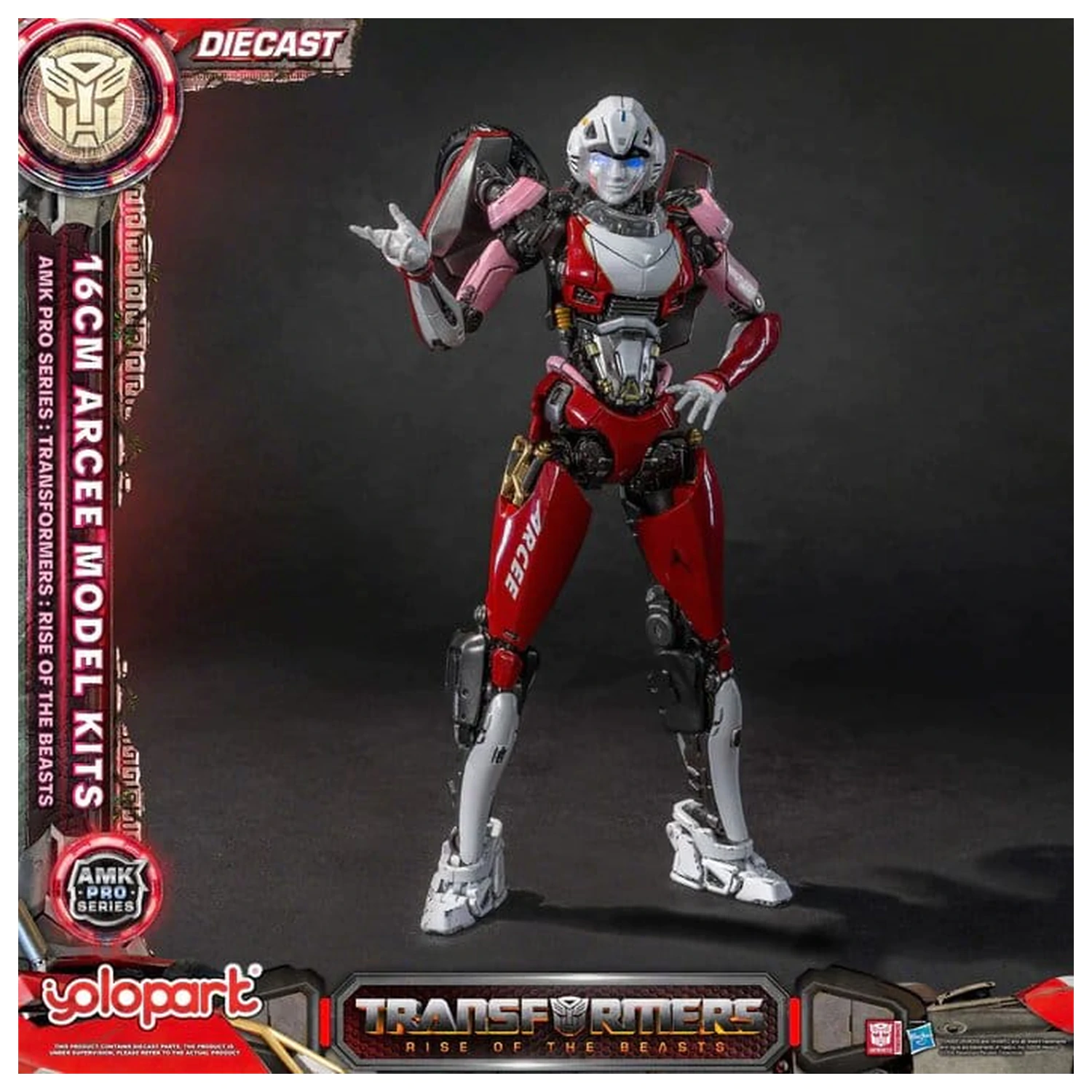 Transformers: Rise of the Beasts AMK Pro Serie Modell Bausatz Arcee 15 cm Produktfoto
