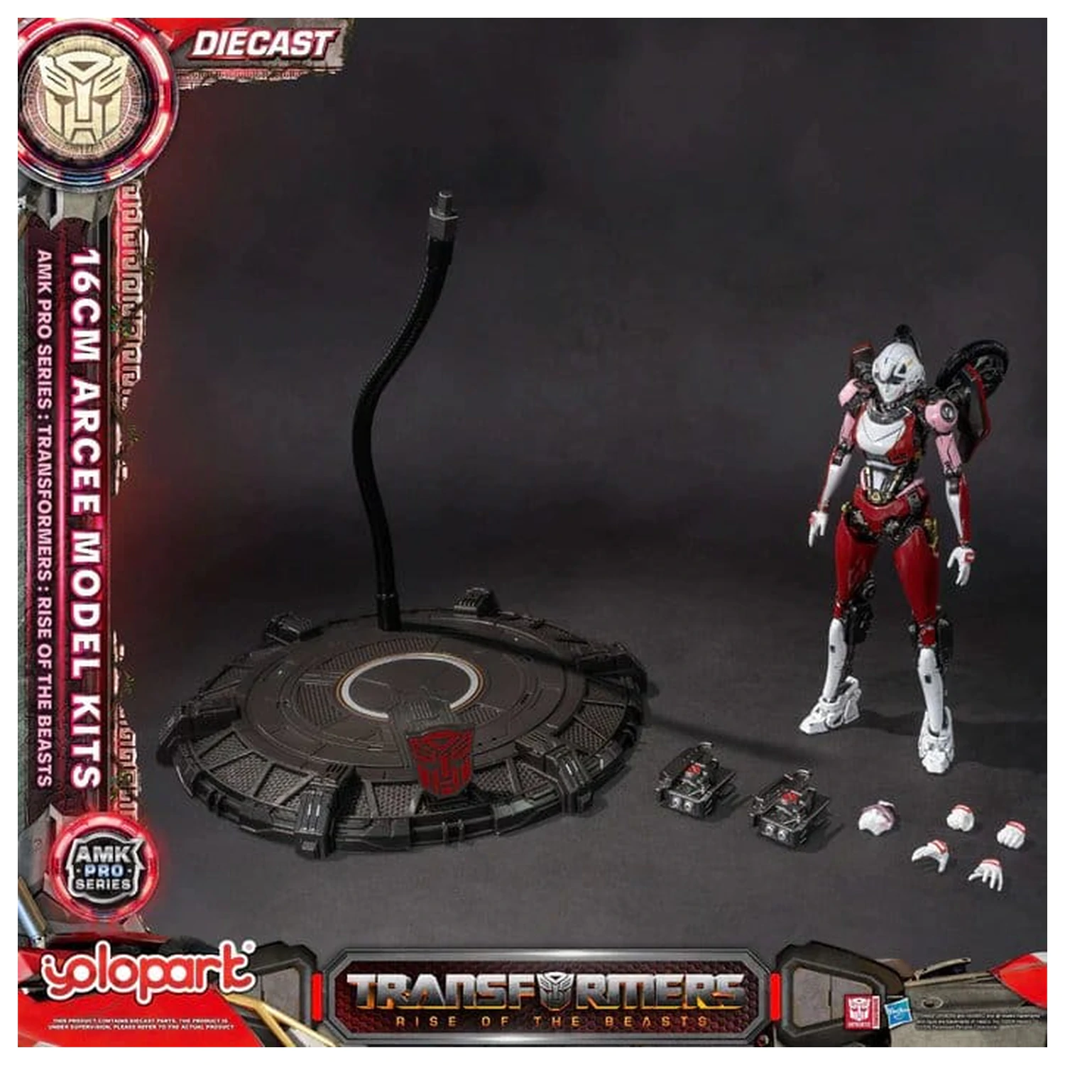 Transformers: Rise of the Beasts AMK Pro Serie Modell Bausatz Arcee 15 cm Produktfoto