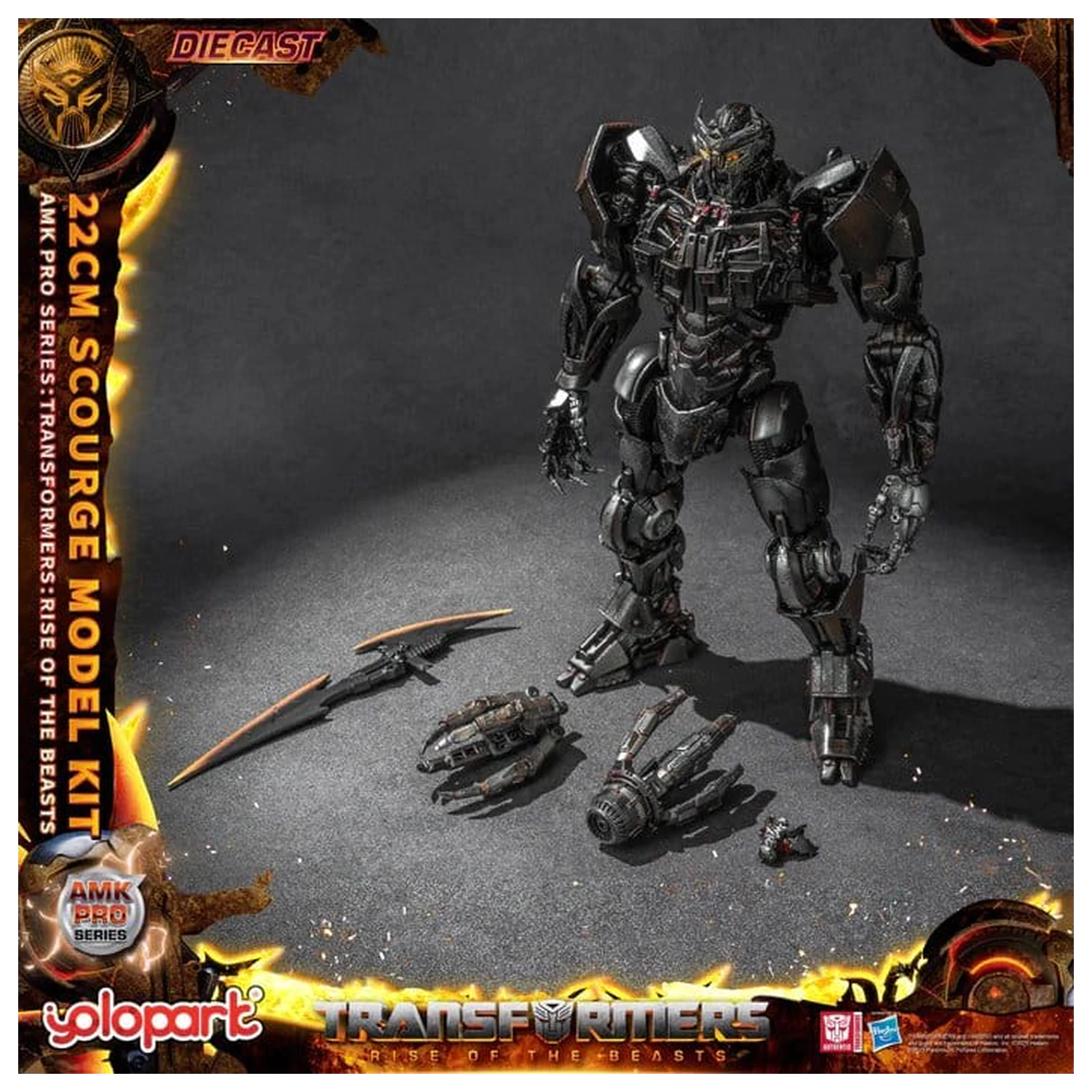 Transformers: Rise of the Beasts AMK Pro Serie Modellbausatz Scourge (Oversea Version) 22 cm Produktfoto