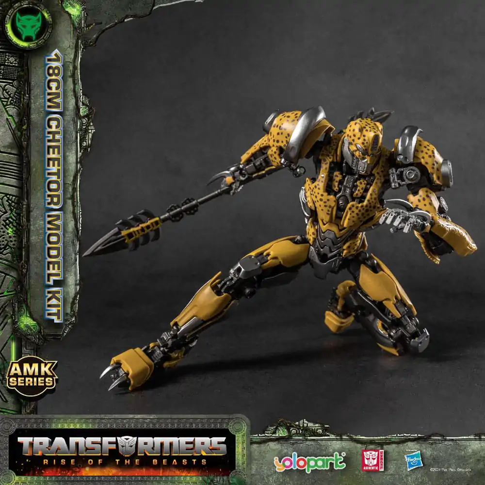 Transformers: Rise of the Beasts AMK Series Plastic Model Kit Cheetor 22 cm termékfotó