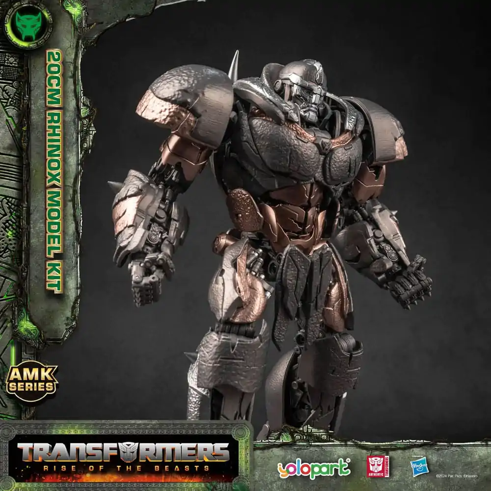 Transformers: Rise of the Beasts AMK Series Plastic Model Kit Rhinox 20 cm Produktfoto