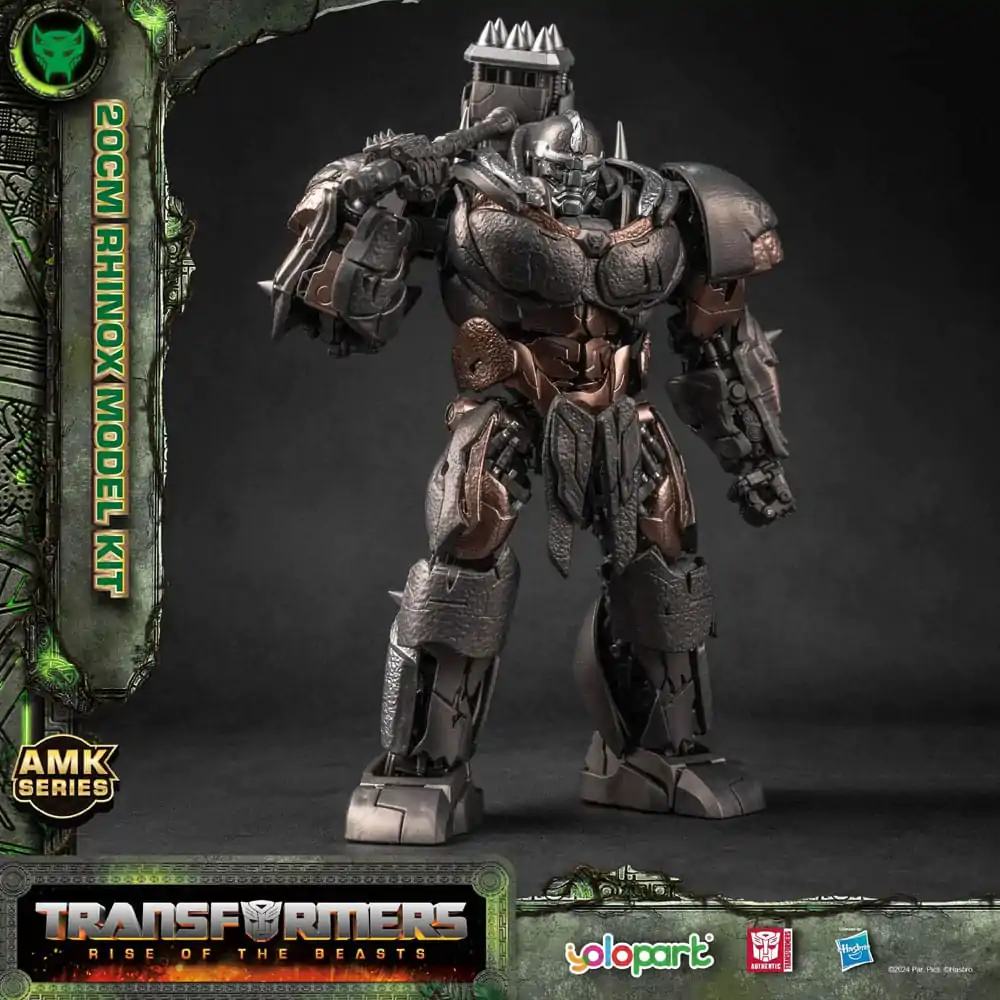 Transformers: Rise of the Beasts AMK Series Plastic Model Kit Rhinox 20 cm Produktfoto