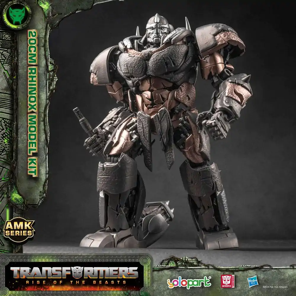Transformers: Rise of the Beasts AMK Series Plastic Model Kit Rhinox 20 cm Produktfoto