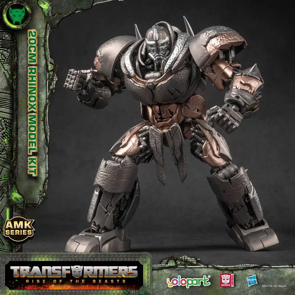 Transformers: Rise of the Beasts AMK Series Plastic Model Kit Rhinox 20 cm Produktfoto