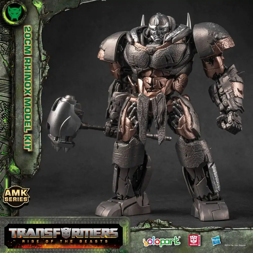 Transformers: Rise of the Beasts AMK Series Plastic Model Kit Rhinox 20 cm Produktfoto