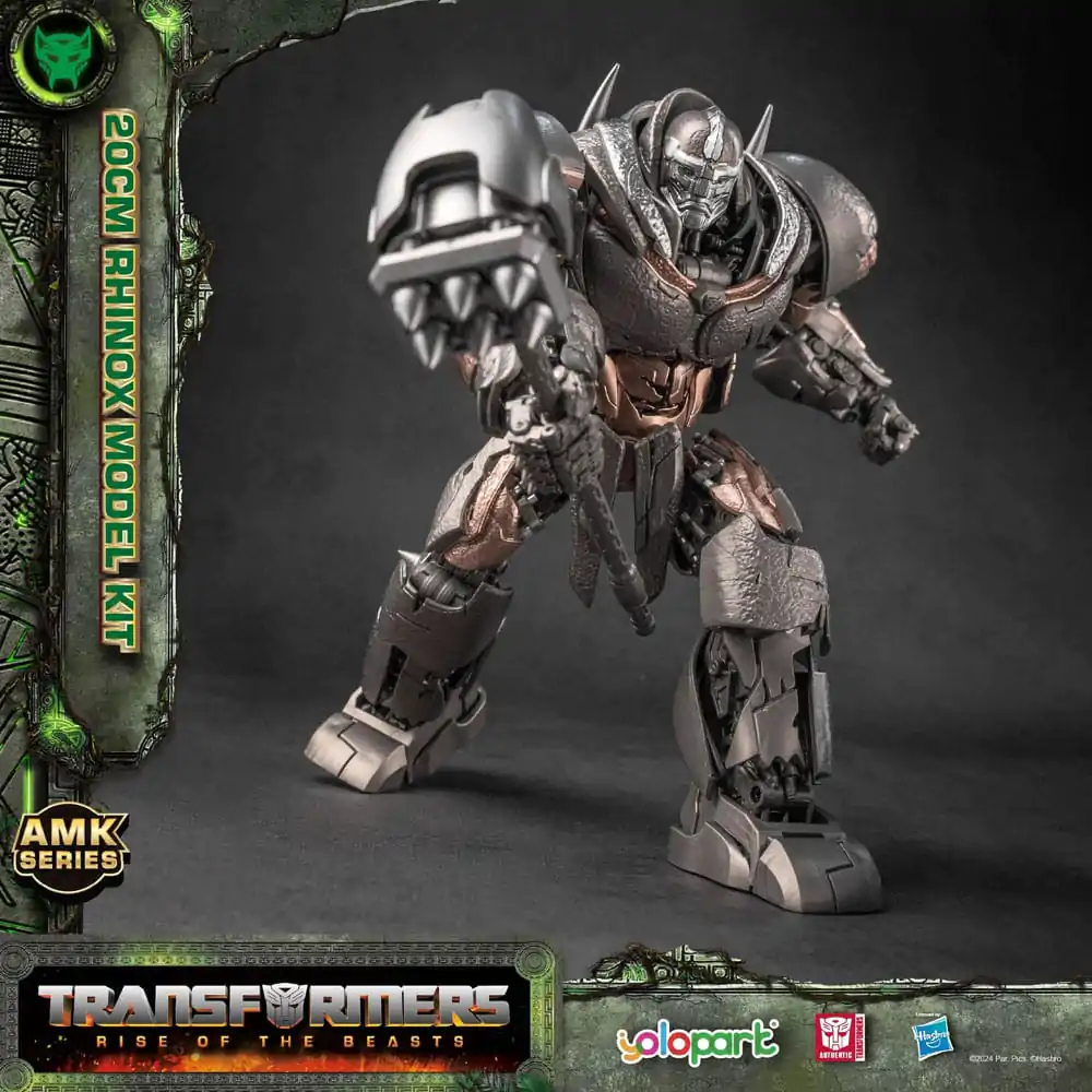 Transformers: Rise of the Beasts AMK Series Plastic Model Kit Rhinox 20 cm Produktfoto