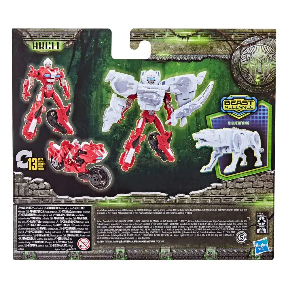 Transformers: Aufstieg der Bestien Beast Alliance Combiner Actionfiguren 2er-Pack Arcee & Silverfang 13 cm termékfotó